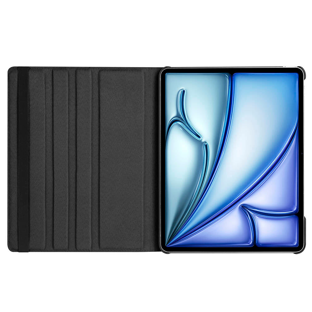 Apple iPad Air 13 2024 Zore Dönebilen Standlı Kılıf Lacivert