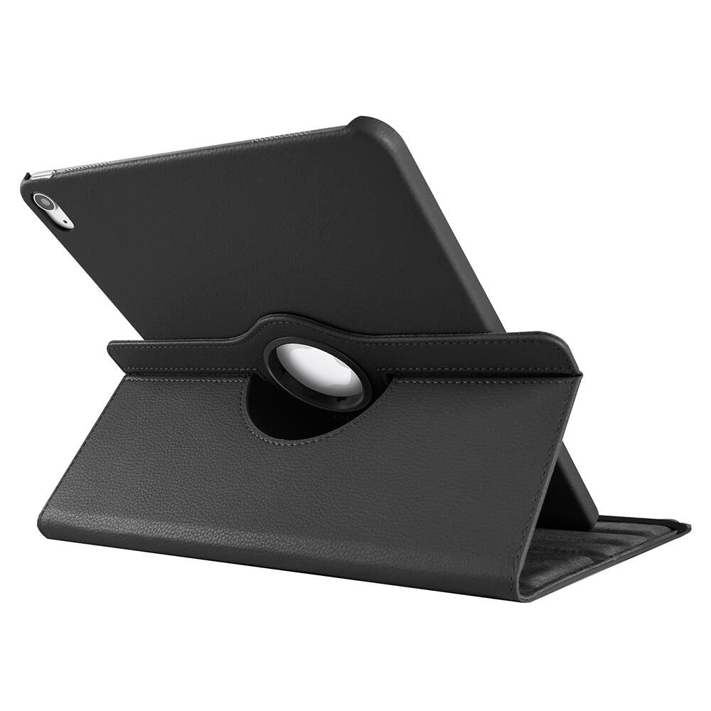 Apple iPad Air 13 2024 Zore Dönebilen Standlı Kılıf Pembe Koyu