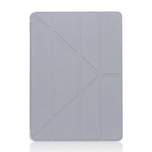 Apple iPad 10.2 (8.Nesil) Kılıf Zore Tri Folding Standlı Kılıf Gri