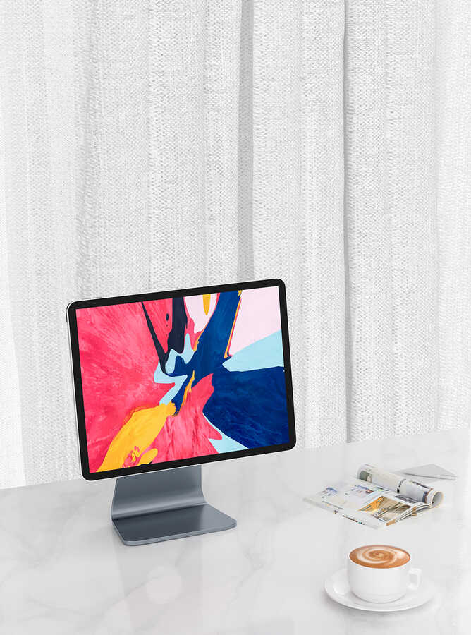 Apple iPad Pro 11 2020 (2.Nesil) Wiwu ZM309 11 İnç Tablet Standı Gri