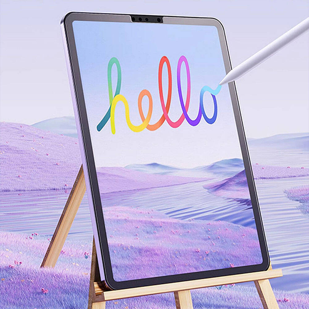 Apple iPad Pro 11 2024 Kağıt Hisli Wiwu iPaper Like Tablet Ekran Koruyucu Şeffaf
