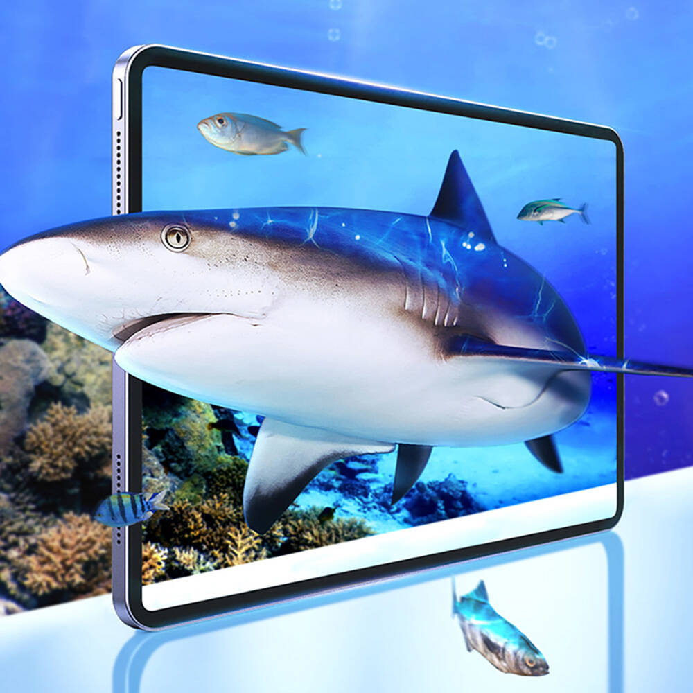 Apple iPad Pro 11 2024 Wiwu Wi-GQ003 iVista Serisi Oleofobik HD Temperli Cam Ekran Koruyucu Şeffaf