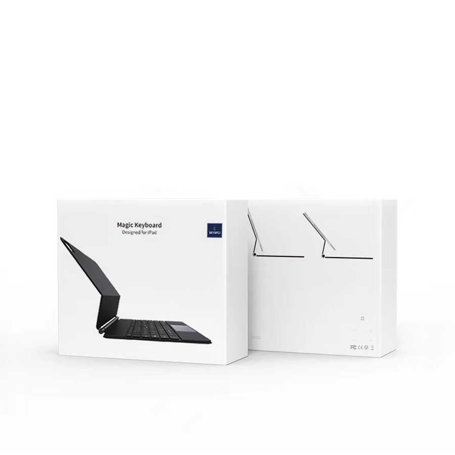 Apple iPad Pro 12.9 2020 (4.Nesil) Wiwu Magic Keyboard Siyah