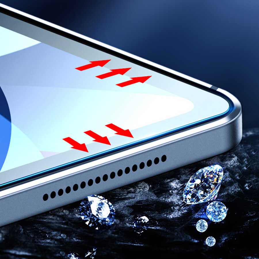 Apple iPad Pro 12.9 2021 (5.Nesil) Wiwu iVista 2.5D Glass Ekran Koruyucu Renksiz