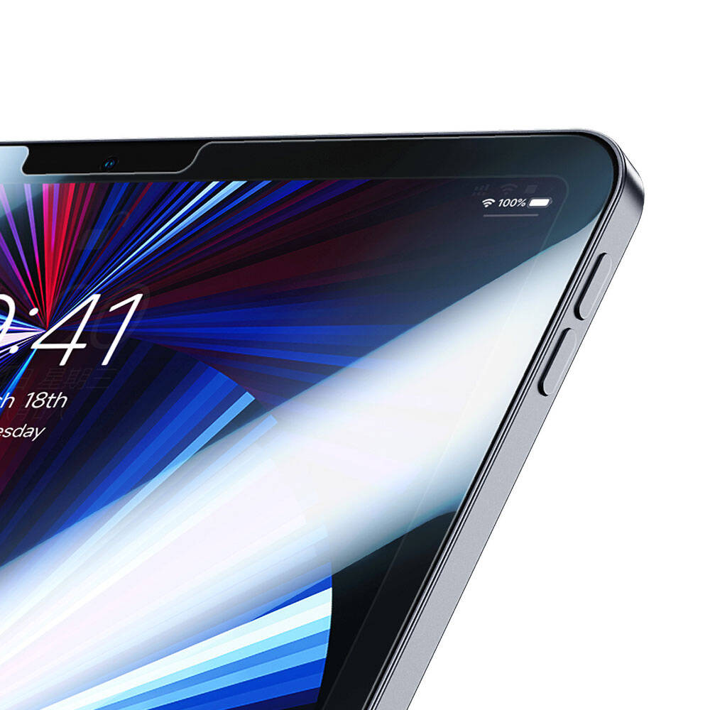 Apple iPad Pro 13 2024 Benks OKR Glass Warrior HD Parlak Ekran Koruyucu Şeffaf