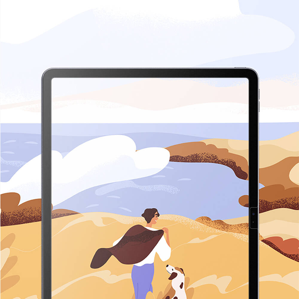 Apple iPad Pro 13 2024 Kağıt Hisli Benks Mat Paper-Like Ekran Koruyucu Şeffaf