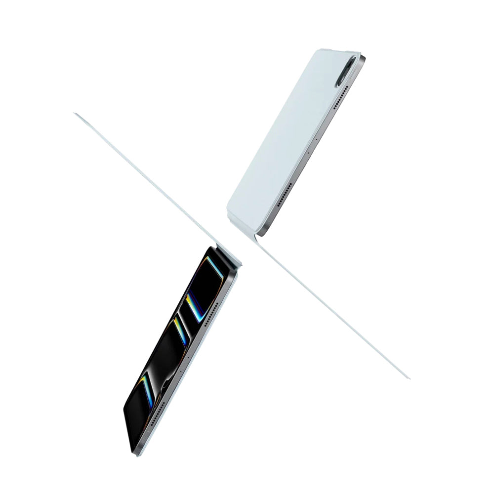 Apple iPad Pro 13 2024 Pitaka MagEZ Folio 2 Kalem Bölmeli Standlı Kılıf Mavi