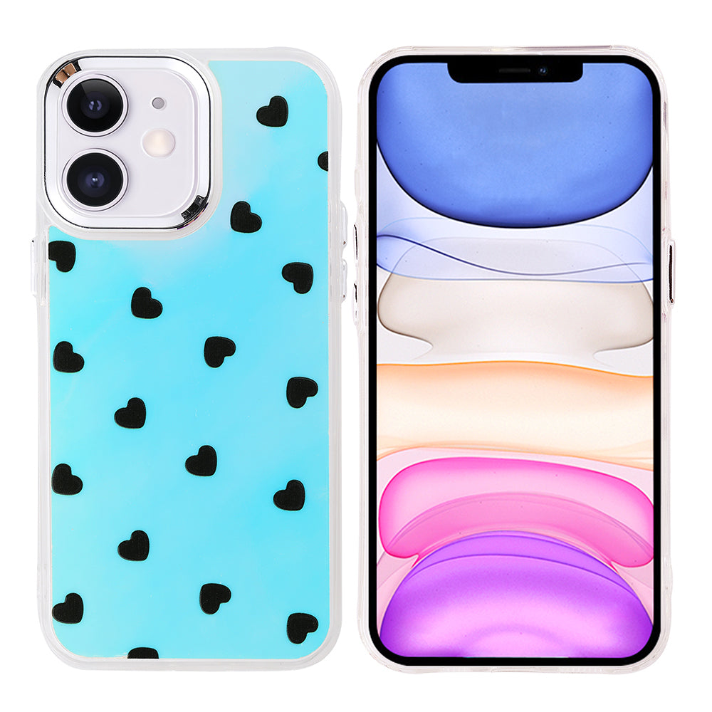 Apple iPhone 11 Kılıf Airbag Tasarımlı Zore Hadra Kapak Kalp