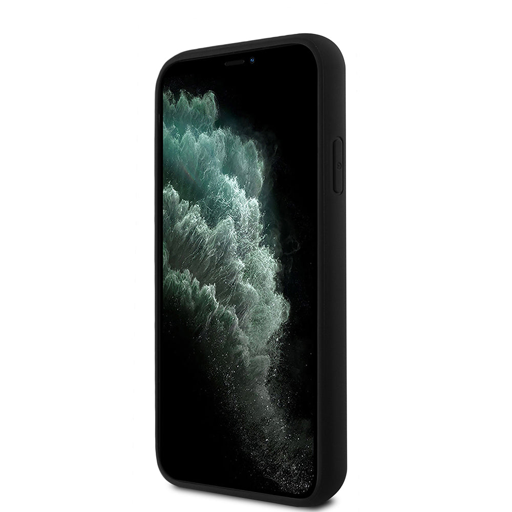 Apple iPhone 11 Kılıf Guess Orjinal Lisanslı 4G Desen Yazı Logolu Kapak Kahverengi