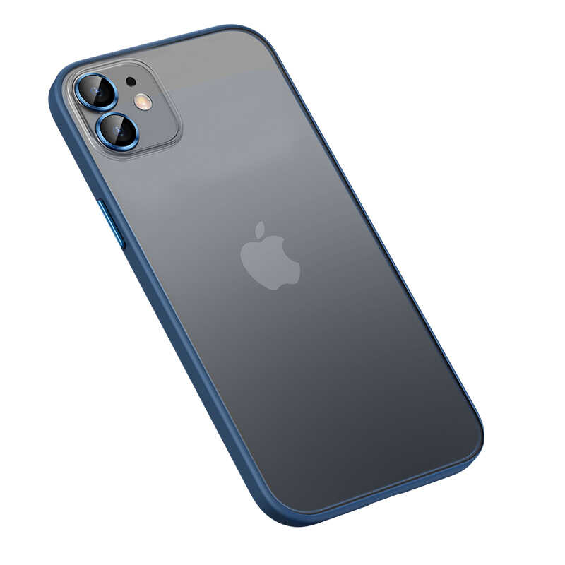 Apple iPhone 11 Kılıf Zore Retro Kapak Lacivert
