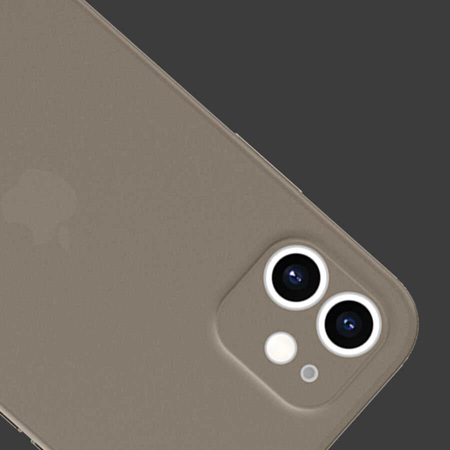 Apple iPhone 11 Pro Kılıf Wiwu Skin Nano PP Kapak Transparan Siyah