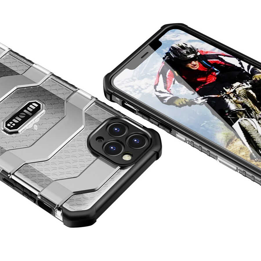 Apple iPhone 11 Pro Kılıf Wlons Mit Kapak Siyah