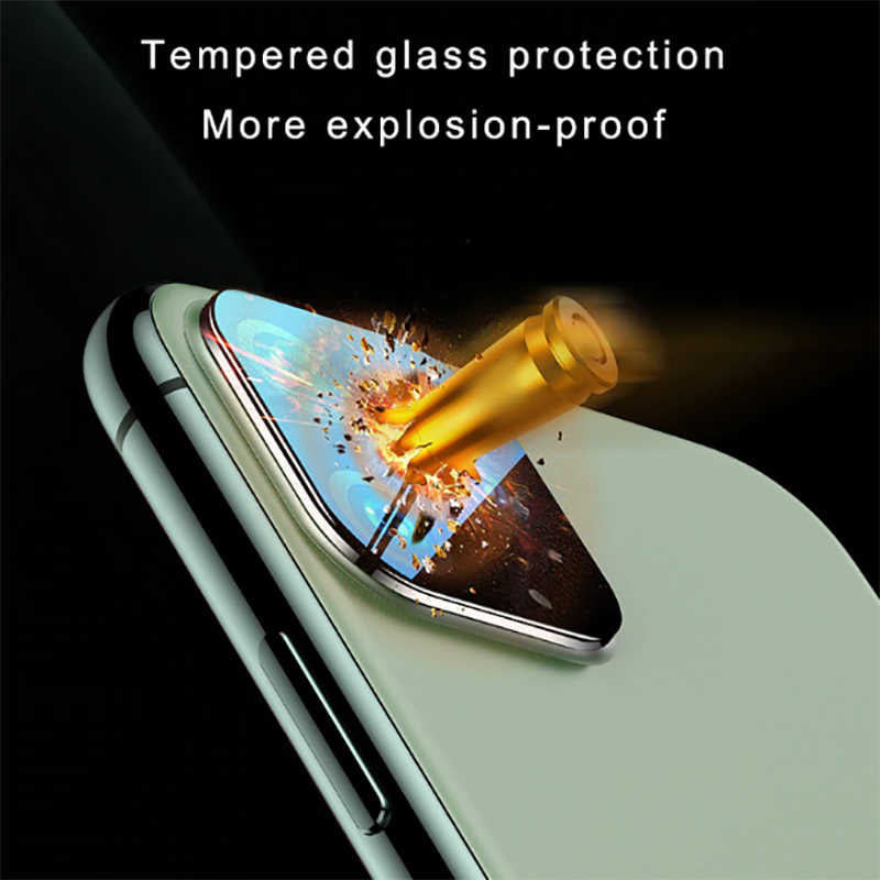 Apple iPhone 11 Pro Max Benks Kamera Lens Koruyucu Siyah