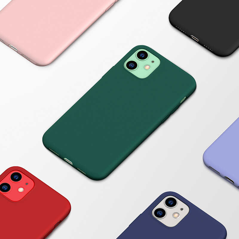 Apple iPhone 11 Pro Max Kılıf Benks Silikon Kapak Kırmızı
