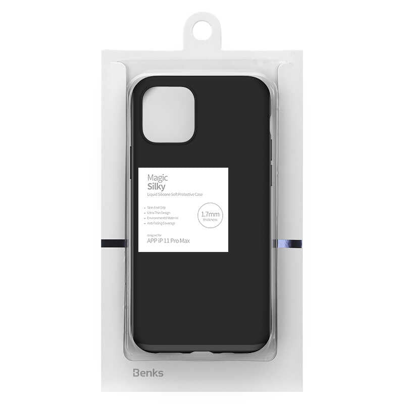 Apple iPhone 11 Pro Max Kılıf Benks Silikon Kapak Kırmızı