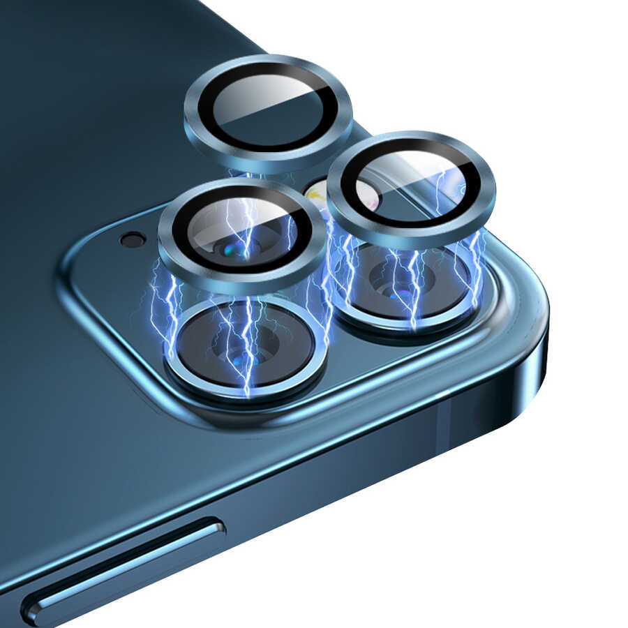 Apple iPhone 11 Pro Wiwu Lens Guard Koyu Yeşil
