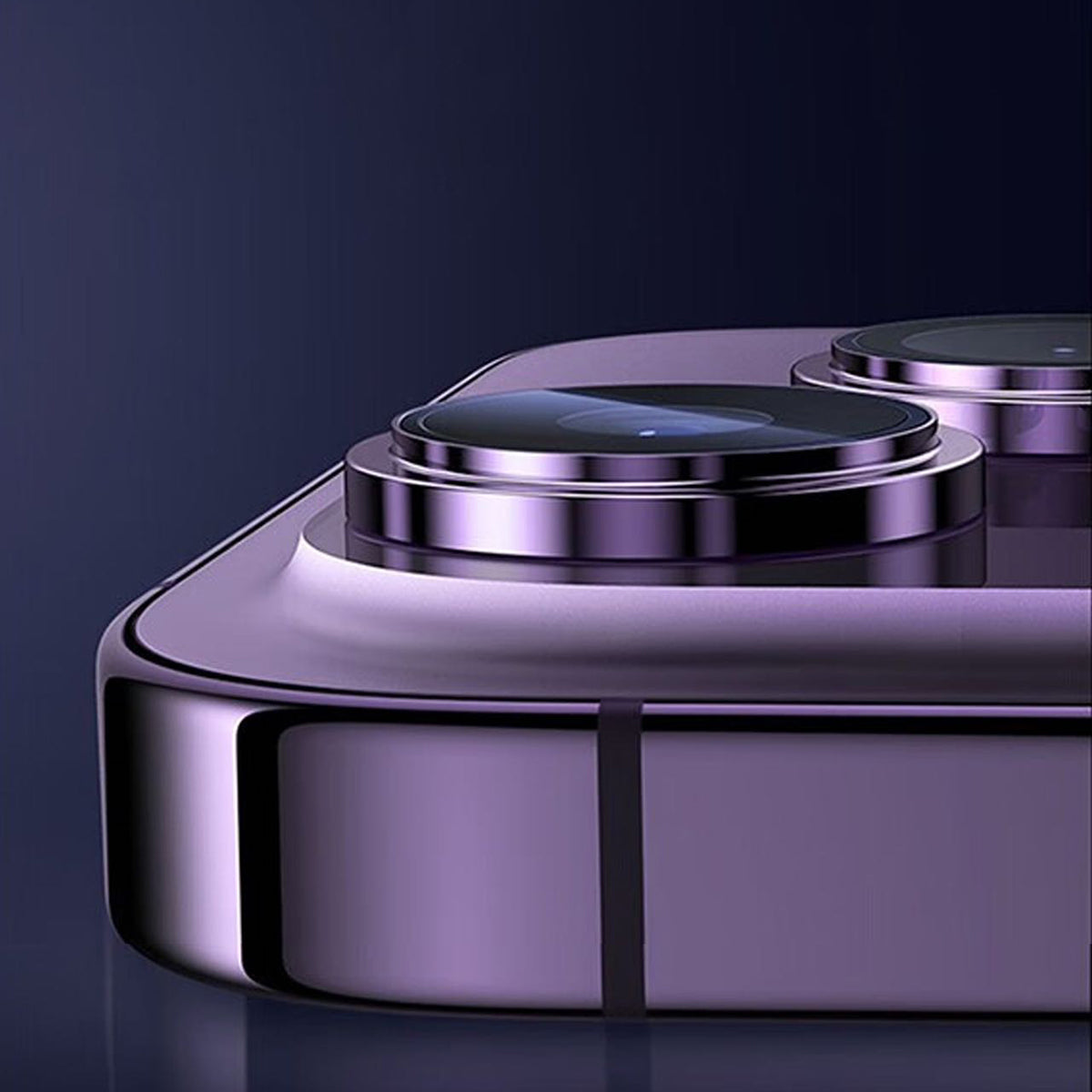 Apple iPhone 12 Go Des CL-10 Kamera Lens Koruyucu Kırmızı