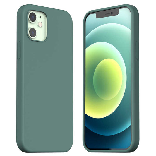 Apple iPhone 12 Kılıf Araree Typo Skin Kapak Koyu Yeşil