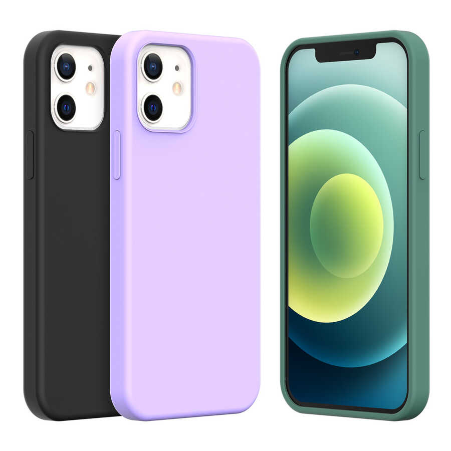 Apple iPhone 12 Kılıf Araree Typo Skin Kapak Siyah