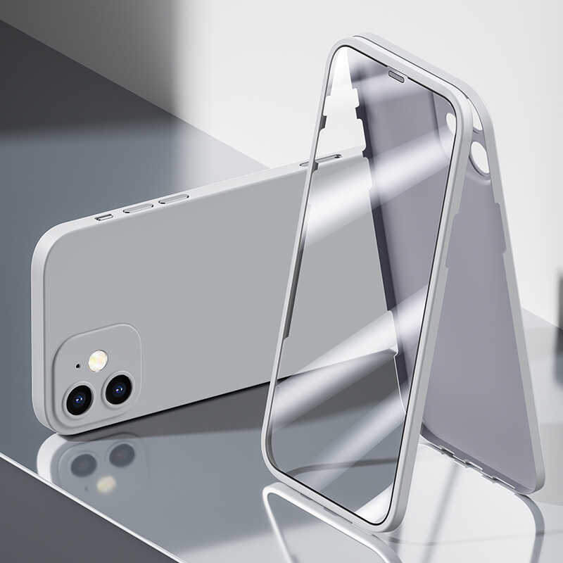 Apple iPhone 12 Kılıf Benks Full Covered 360 Protective Kapak Siyah