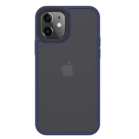Apple iPhone 12 Kılıf Benks Hybrid Kapak Lacivert