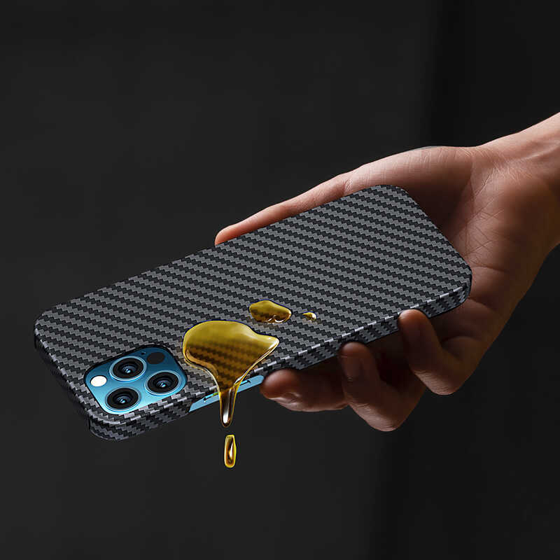 Apple iPhone 12 Kılıf Benks MFİ Magsafe Magnetic Aramid Kapak Siyah