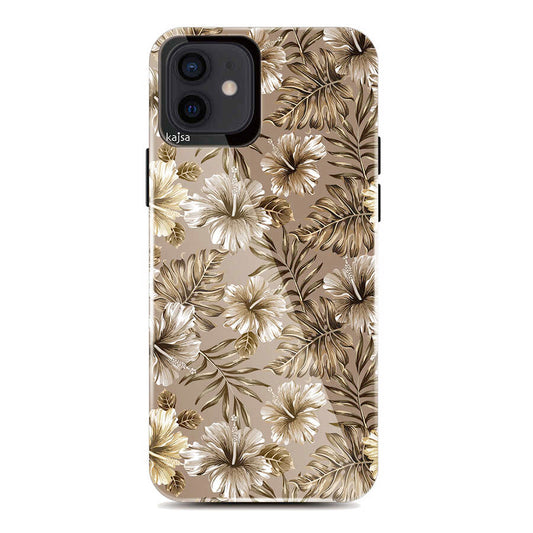 Apple iPhone 12 Kılıf Kajsa Botanic Kapak NO1