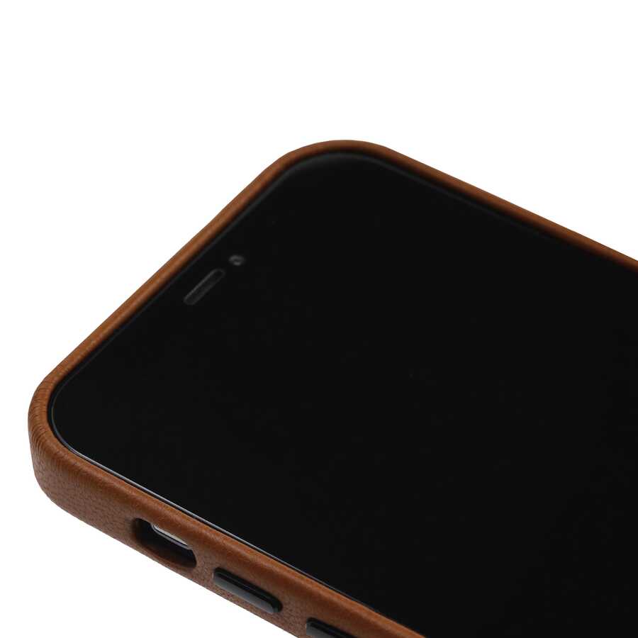 Apple iPhone 12 Kılıf Kajsa Crazy Horse Kapak Bordo