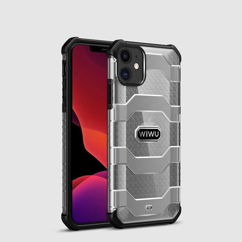 Apple iPhone 12 Kılıf Wiwu Voyager Kapak Yeşil