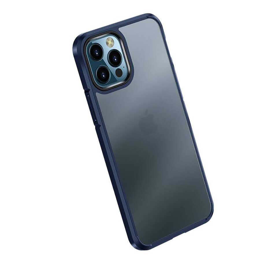 Apple iPhone 12 Kılıf Wlons H-Bom Kapak Renksiz