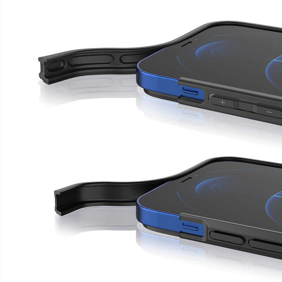 Apple iPhone 12 Kılıf Wlons Hill Kapak Turuncu