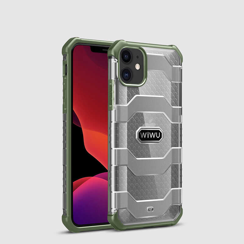 Apple iPhone 12 Mini Kılıf Wiwu Voyager Kapak Kırmızı