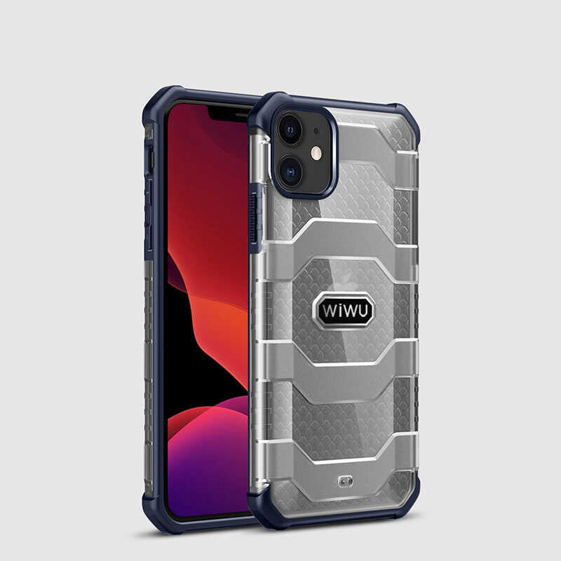 Apple iPhone 12 Mini Kılıf Wiwu Voyager Kapak Kırmızı