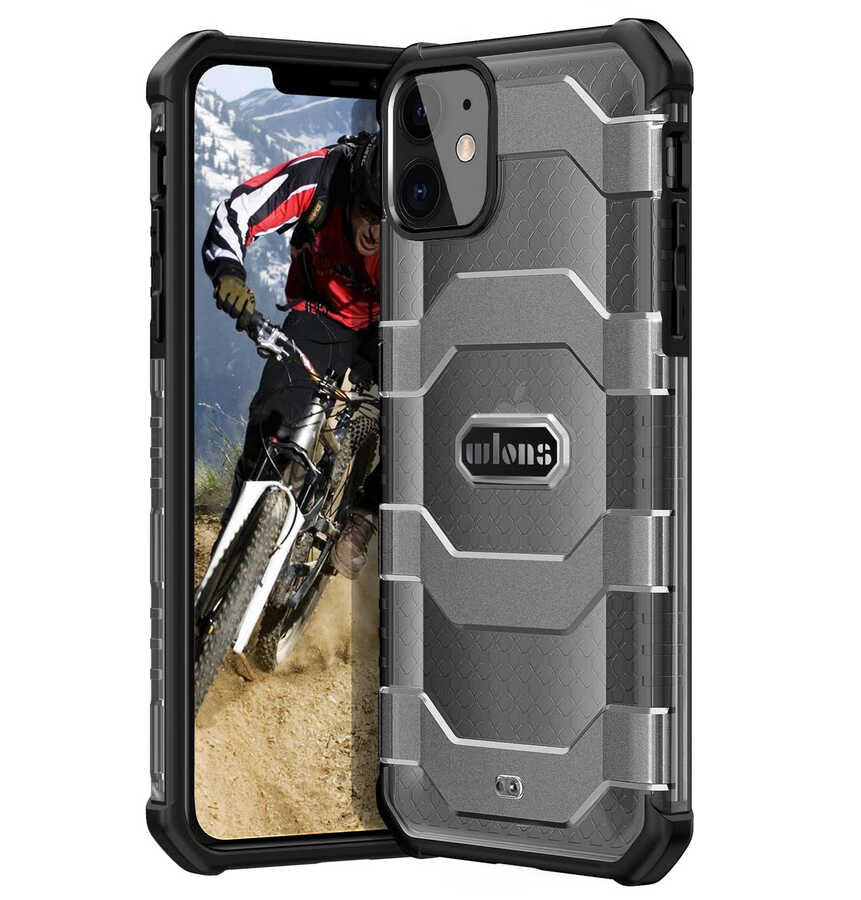 Apple iPhone 12 Mini Kılıf Wlons Mit Kapak Siyah