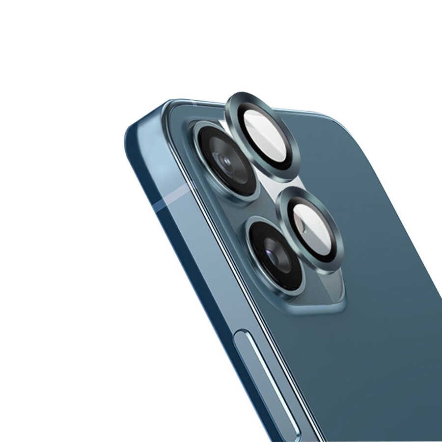 Apple iPhone 12 Mini Wiwu Lens Guard Yeşil