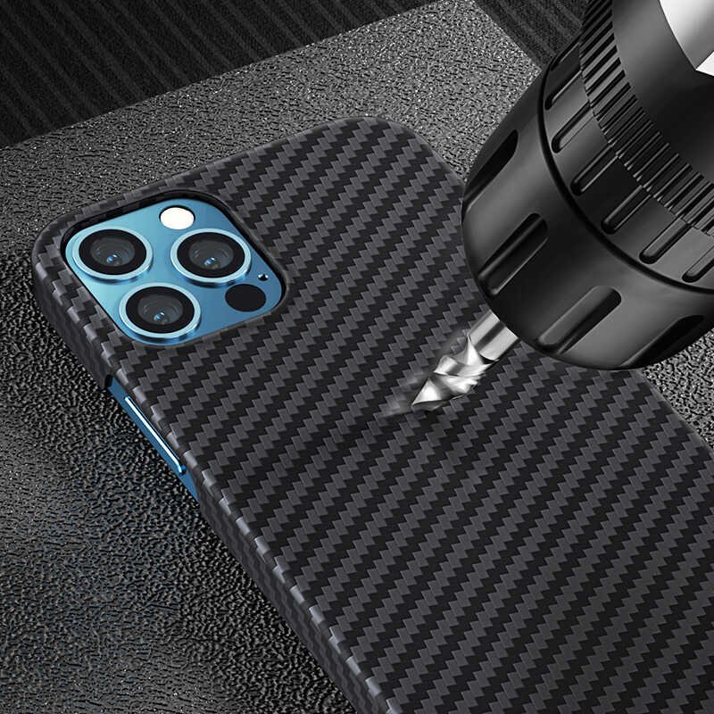 Apple iPhone 12 Pro Kılıf Benks MFİ Magsafe Magnetic Aramid Kapak Siyah