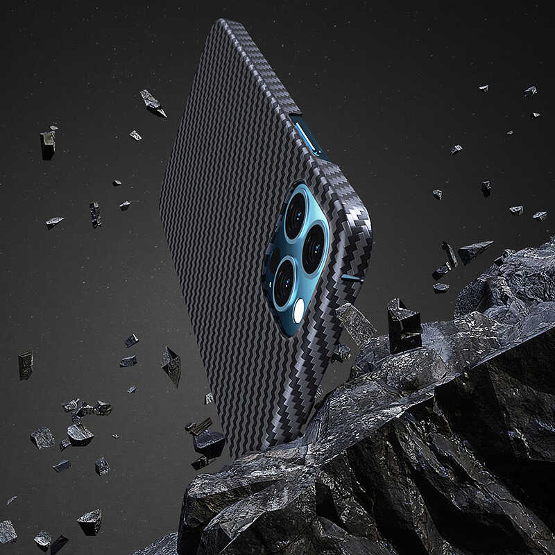 Apple iPhone 12 Pro Kılıf Benks MFİ Magsafe Magnetic Aramid Kapak Siyah