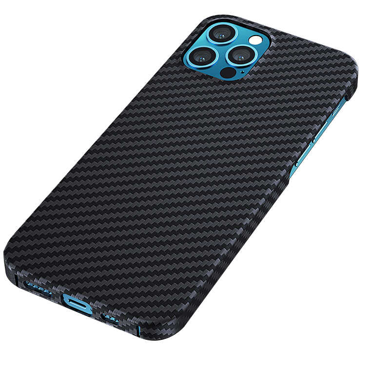 Apple iPhone 12 Pro Kılıf Benks MFİ Magsafe Magnetic Aramid Kapak Siyah