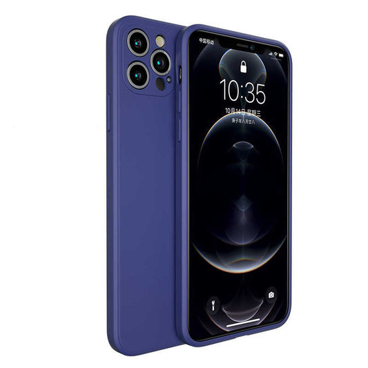 Apple iPhone 12 Pro Kılıf Benks Painting TPU Kapak Lacivert