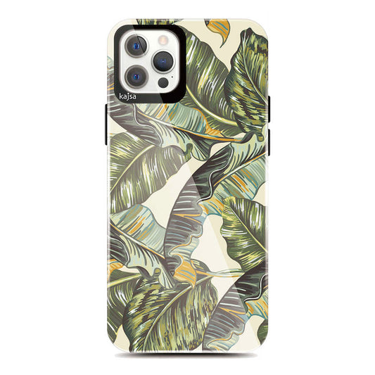 Apple iPhone 12 Pro Kılıf Kajsa Botanic Kapak NO3