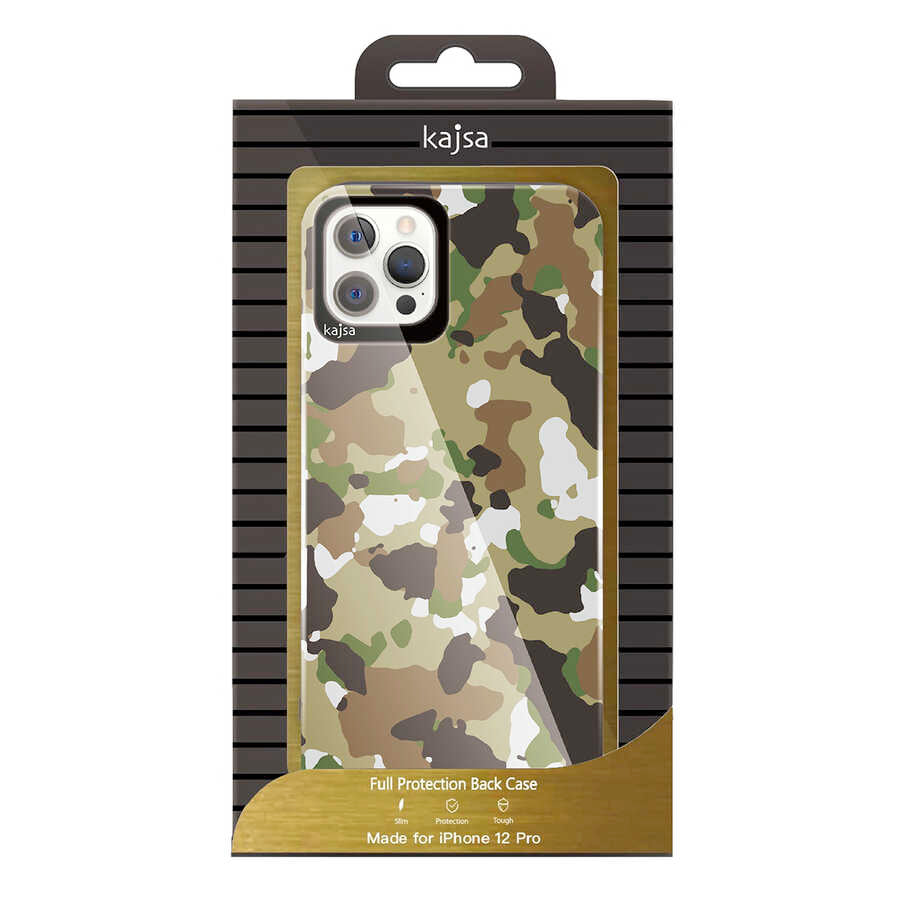 Apple iPhone 12 Pro Kılıf Kajsa Camo Kapak NO3
