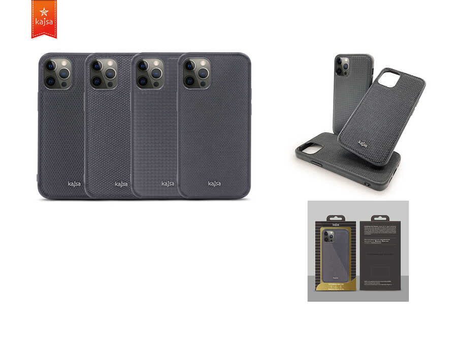 Apple iPhone 12 Pro Kılıf Kajsa Preppie Serisi Dark Kapak NO4