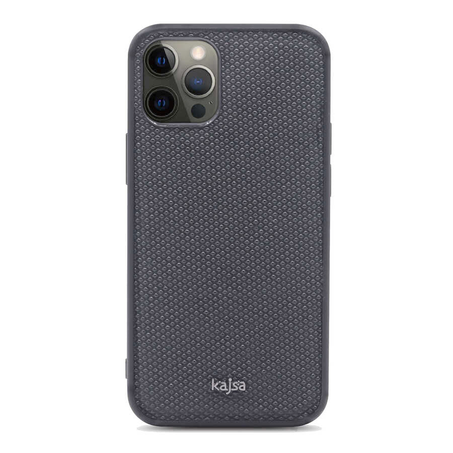 Apple iPhone 12 Pro Kılıf Kajsa Preppie Serisi Dark Kapak NO2