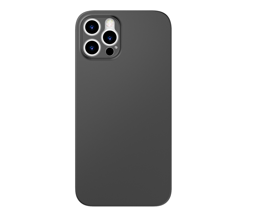 Apple iPhone 12 Pro Kılıf Wiwu Skin Nano PP Kapak Siyah