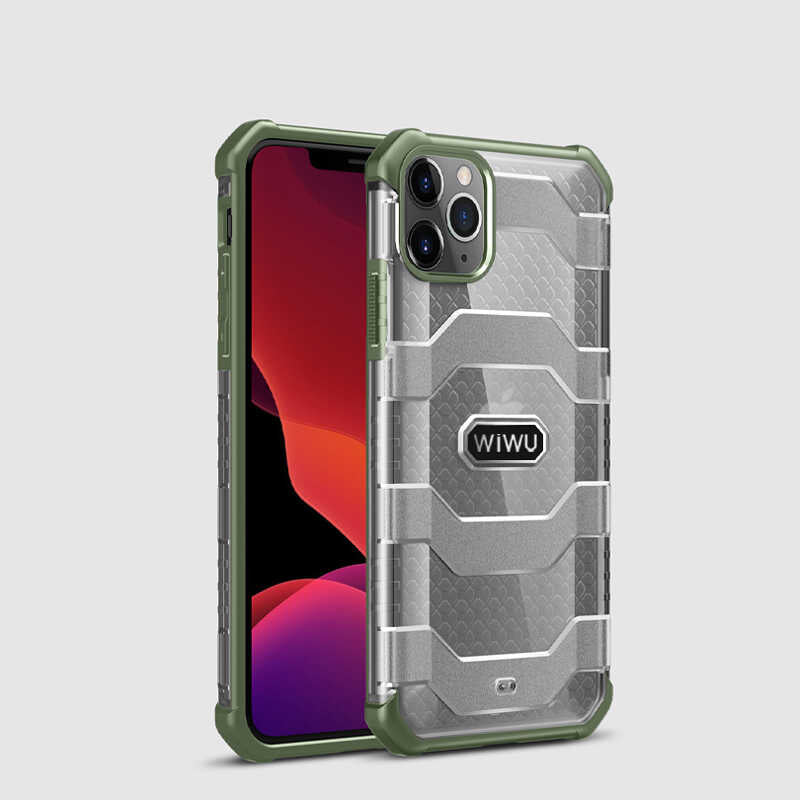 Apple iPhone 12 Pro Kılıf Wiwu Voyager Kapak Siyah