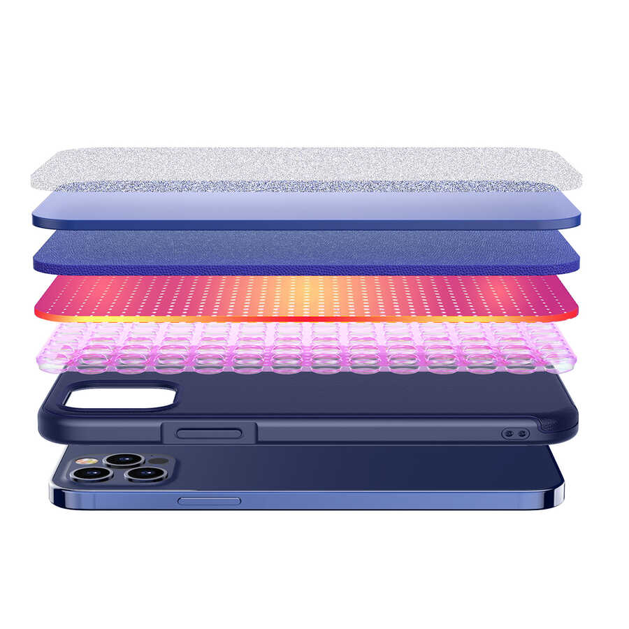 Apple iPhone 12 Pro Kılıf Wlons Hill Kapak Siyah