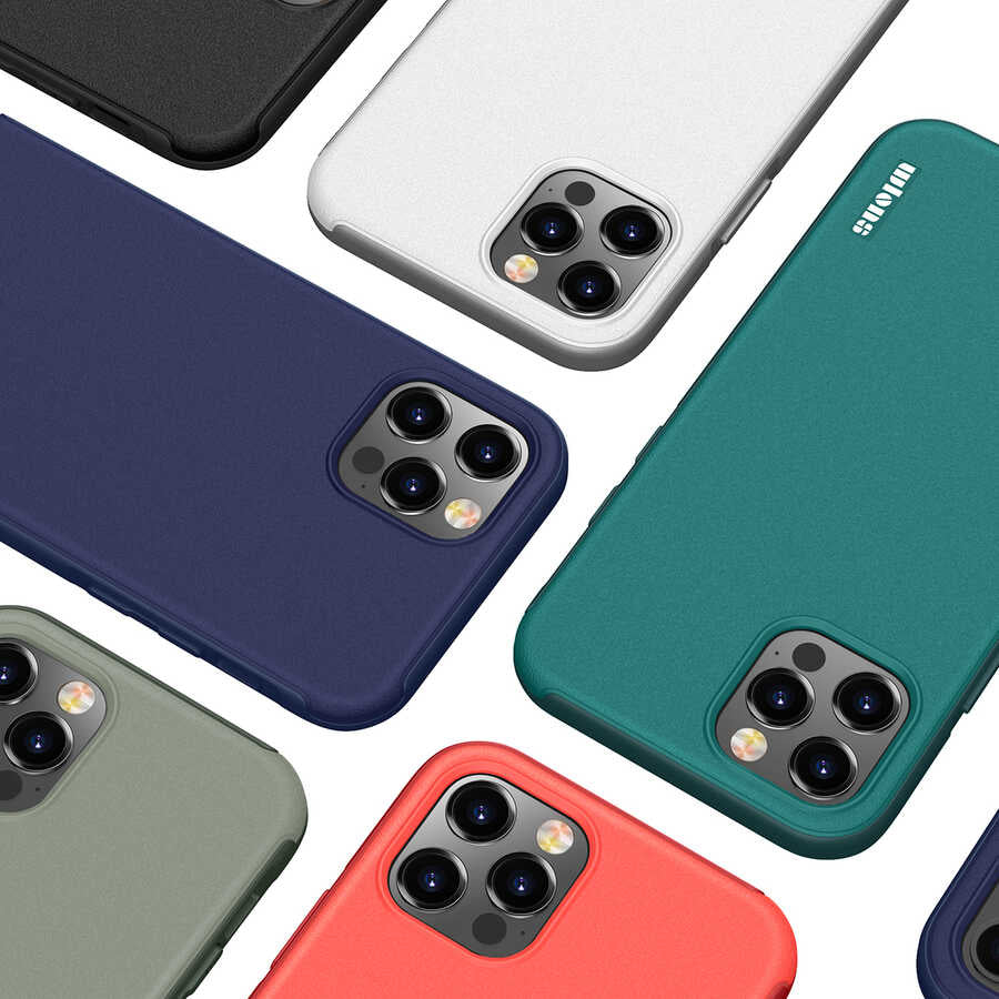 Apple iPhone 12 Pro Kılıf Wlons Hill Kapak Kırmızı