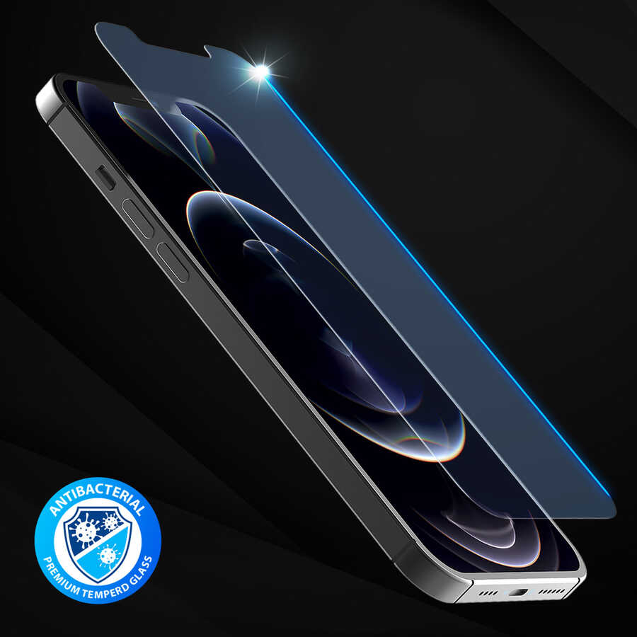 Apple iPhone 12 Pro Max Araree Subcore Temperli Ekran Koruyucu Renksiz