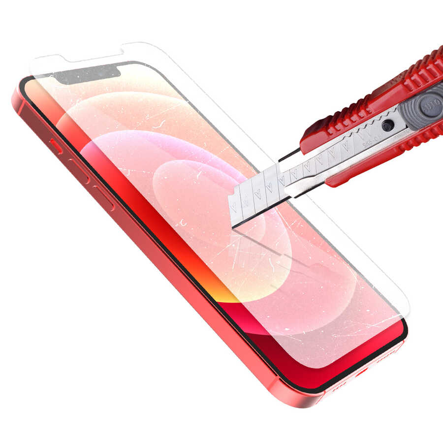 Apple iPhone 12 Pro Max Araree Subcore Temperli Ekran Koruyucu Renksiz