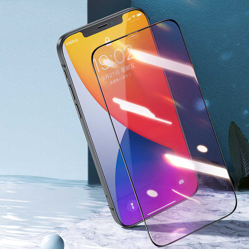 Apple iPhone 12 Pro Max Benks KR Pro Anti-Bluelight Ekran Koruyucu Siyah